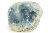 Sparkly, SKy-Blue Celestine (Celestite) Geode - Madagascar #344678-2